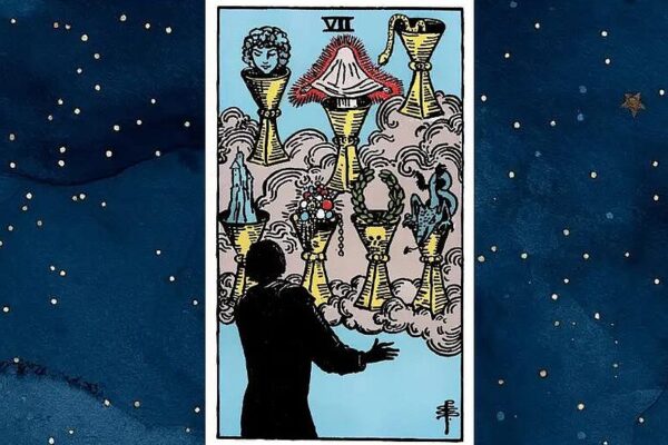 Karta Tarota 7 Kielichów