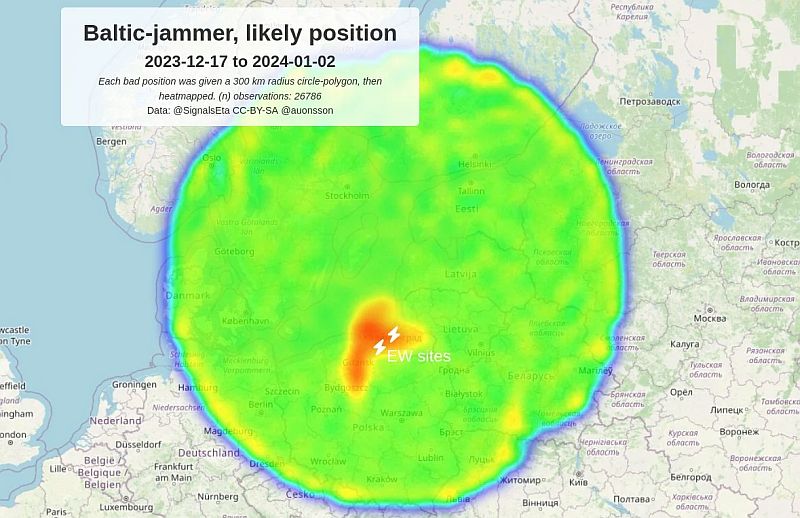 Як рф веде гібридну війну проти Європи через глушіння GPS на Балтиці