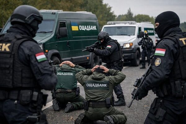 węgierskie służby zatrzymują ukraińskie opancerzone pojazdy bankowe