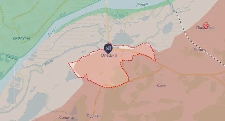 Gdzie leży Oleszki? Miasto-widmo z powodu wojny Rosji z Ukrainą.