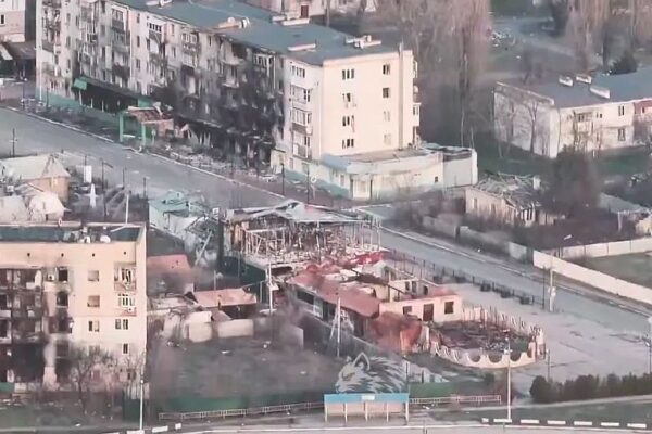 Ukraińskie miasto Oleszki jest oblężone przez rosyjskich okupantów.