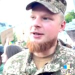 Bohater Ukrainy protestował w Kijowie przeciwko uwolnieniu Mychajła Fiodorowa